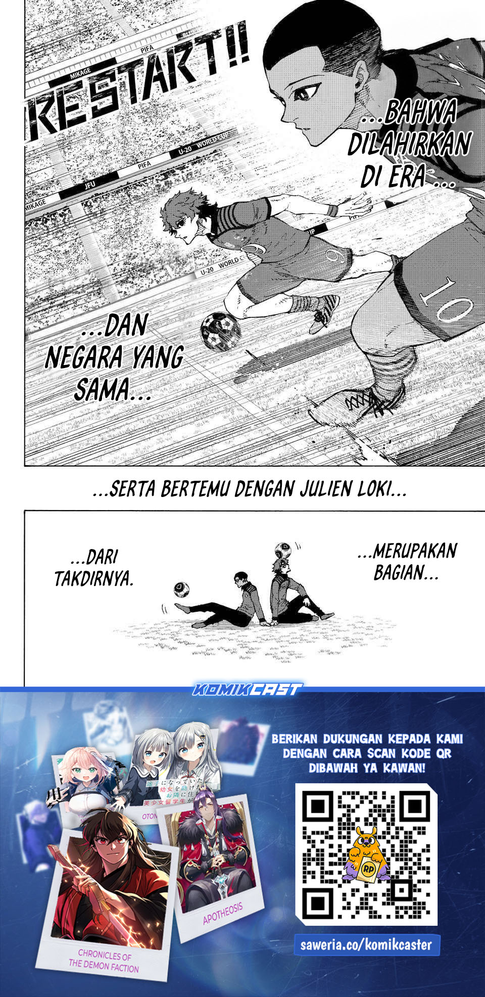 Blue Lock Chapter 342 - halaman 18