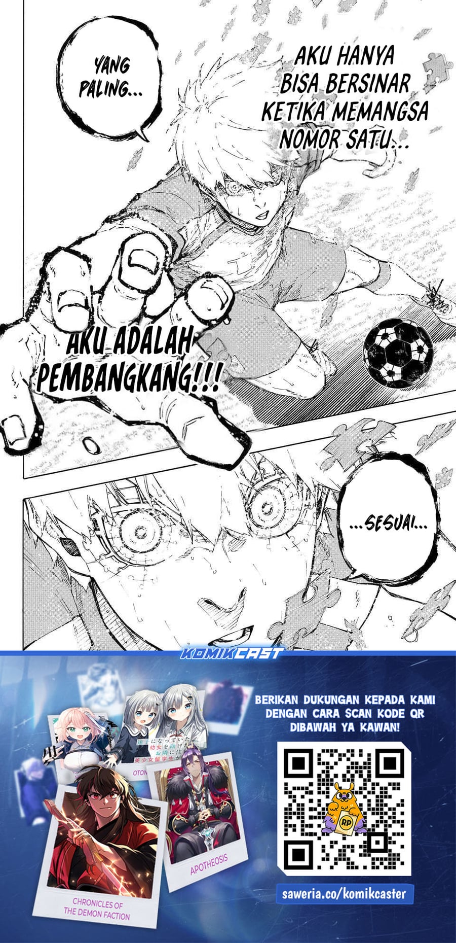 Blue Lock Chapter 344 - halaman 19
