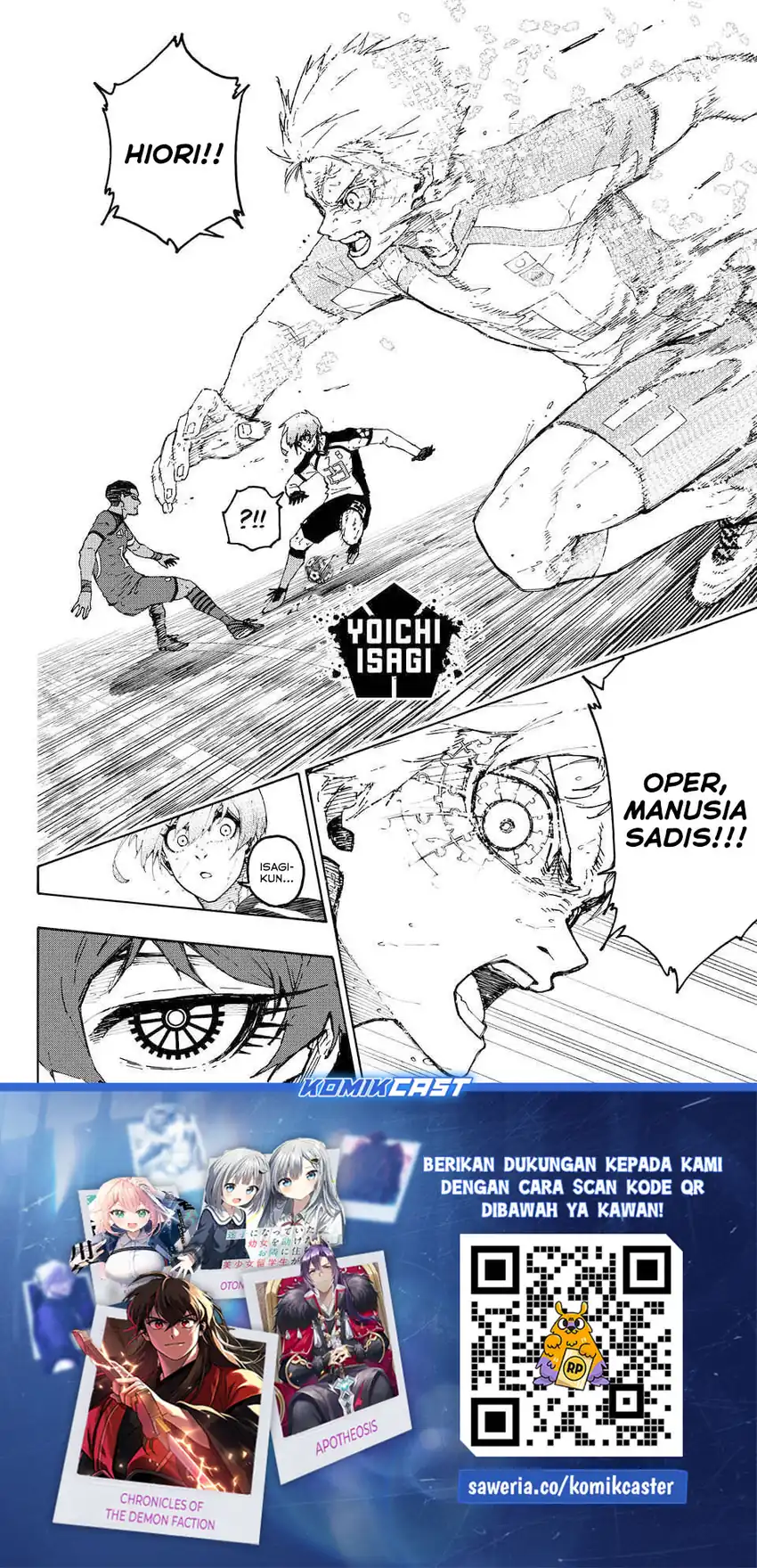 Blue Lock Chapter 345 - halaman 21