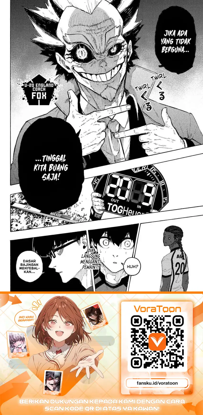 Blue Lock Chapter 358 - halaman 18