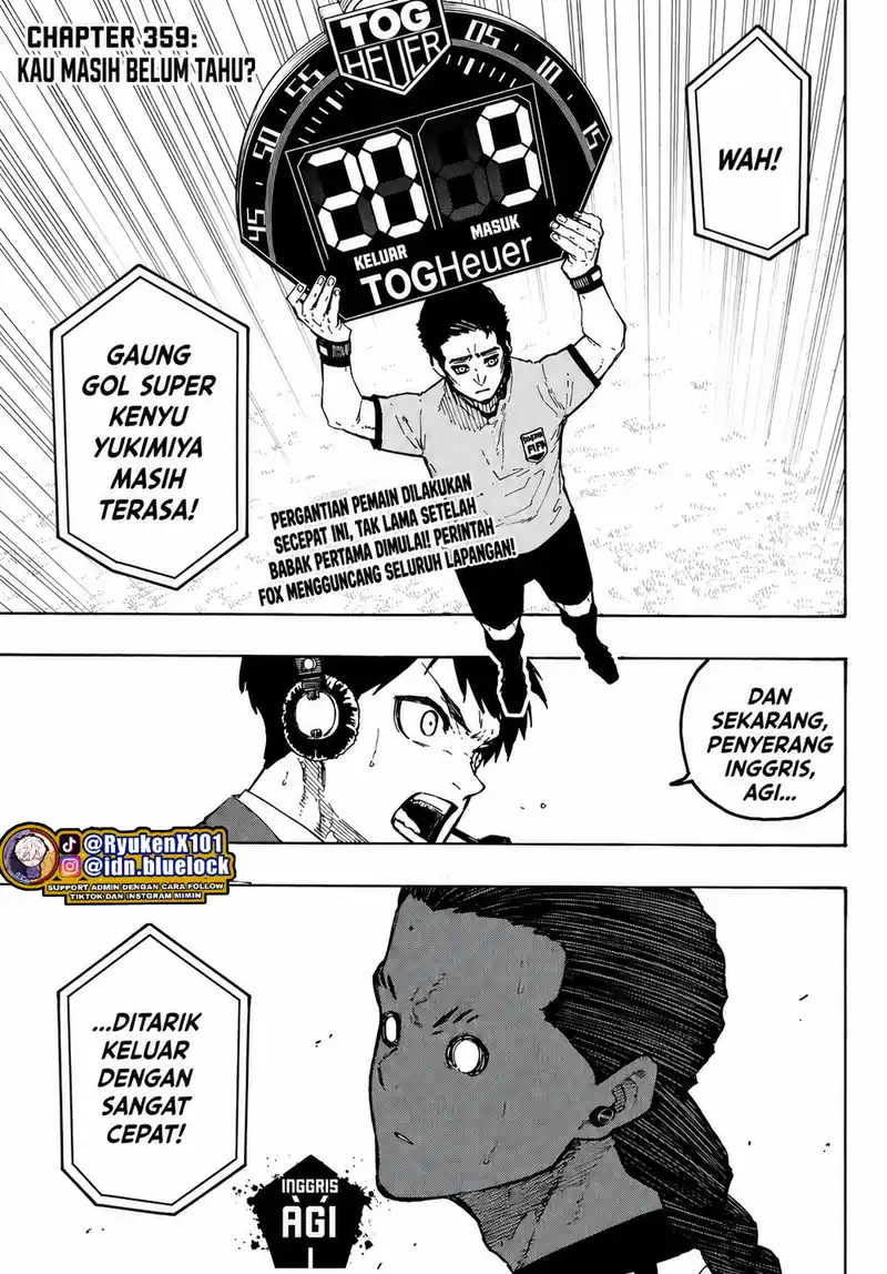 Blue Lock Chapter 359 - halaman 3