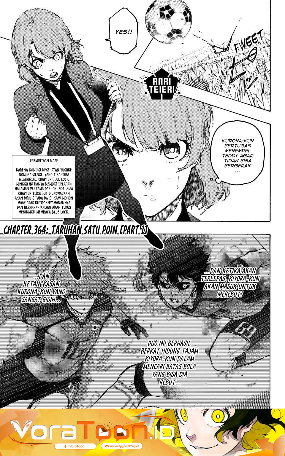 Blue Lock Chapter 364.1 - halaman 2