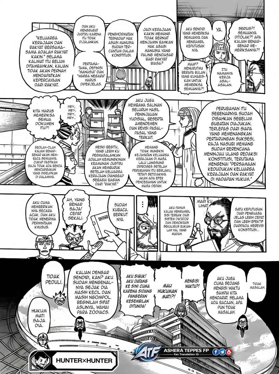 Hunter x Hunter Chapter 412 - halaman 19