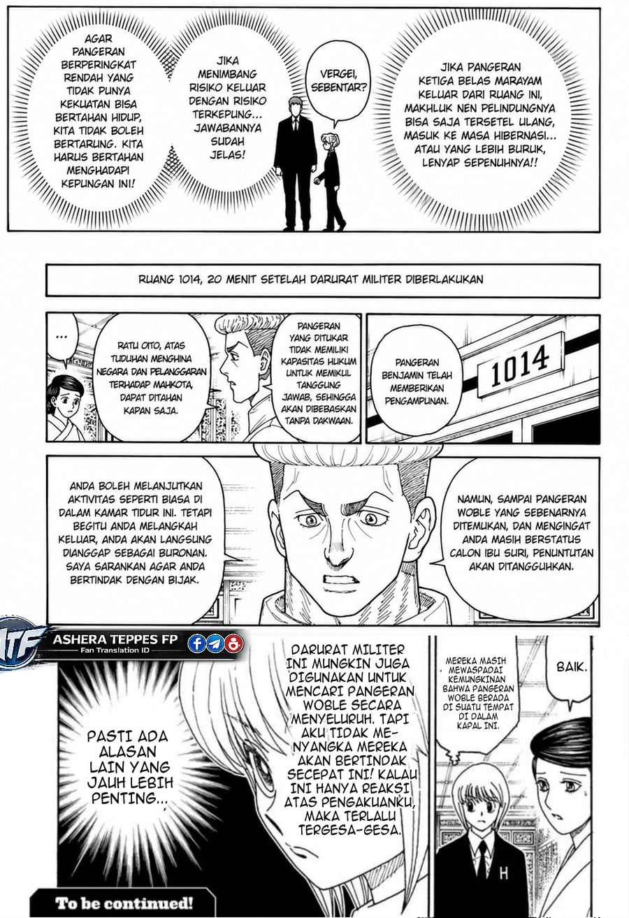 Hunter x Hunter Chapter 415 - halaman 19