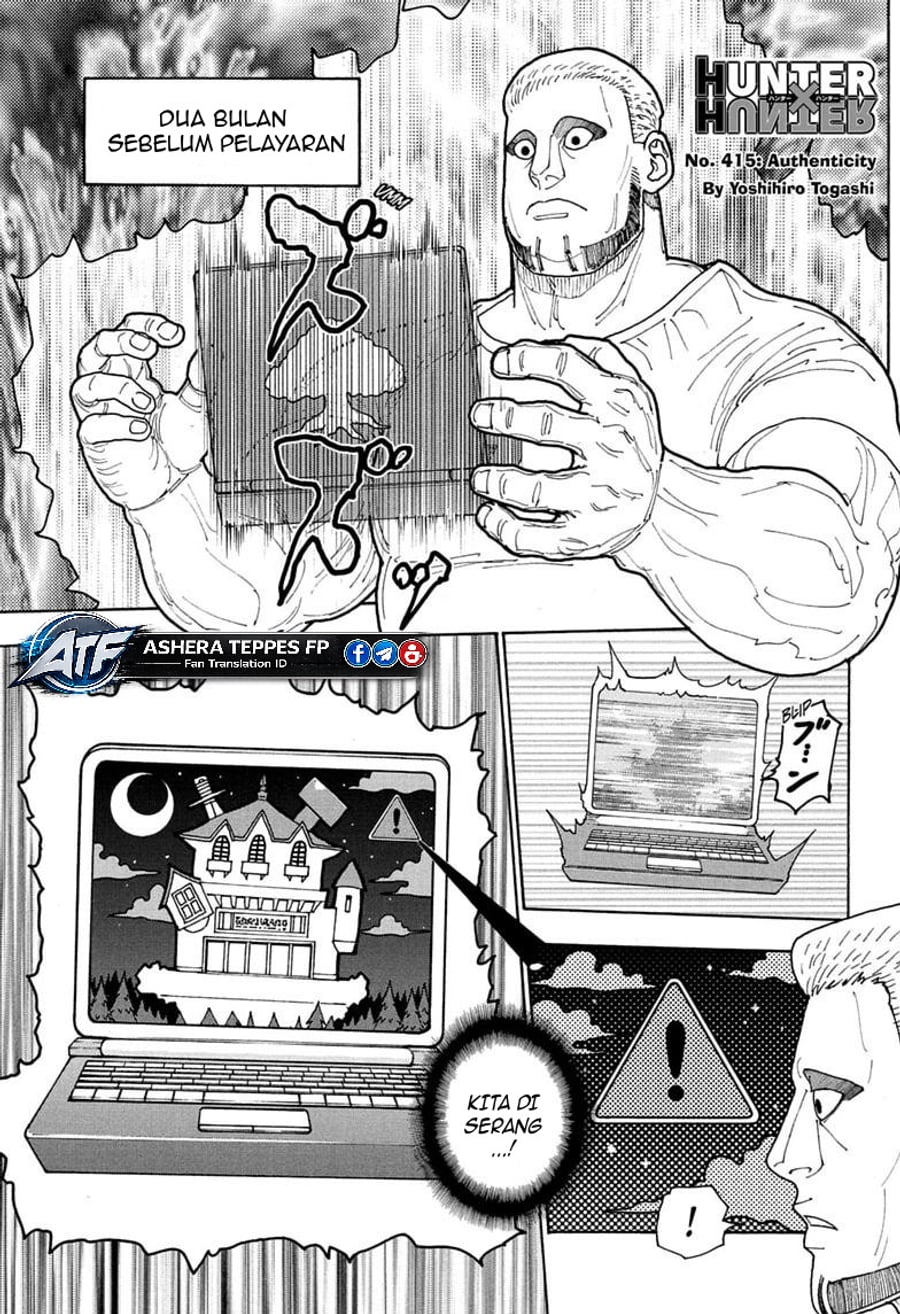 Hunter x Hunter Chapter 415 - halaman 2