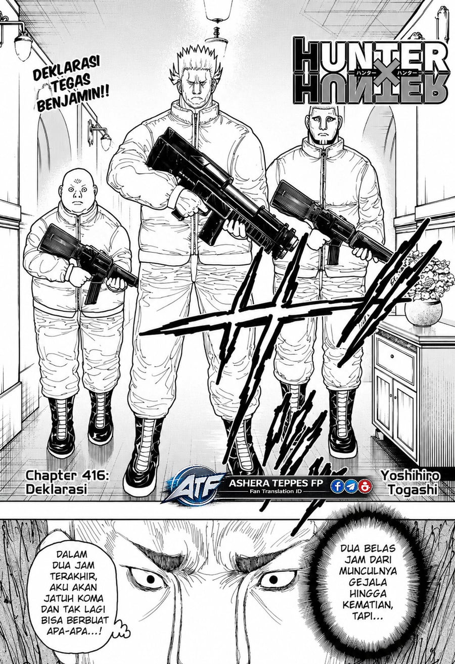Hunter x Hunter Chapter 416 - halaman 3