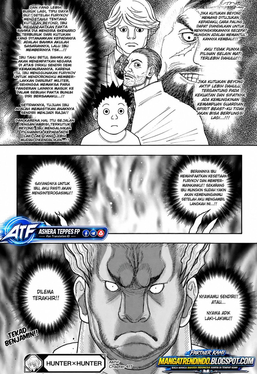 Hunter x Hunter Chapter 417 - halaman 20