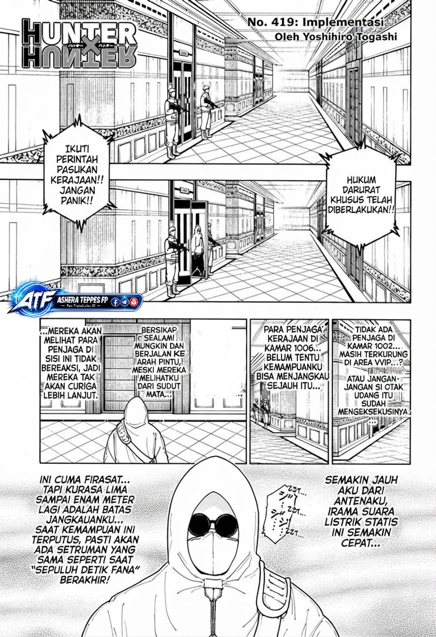 Hunter x Hunter Chapter 419 - halaman 2