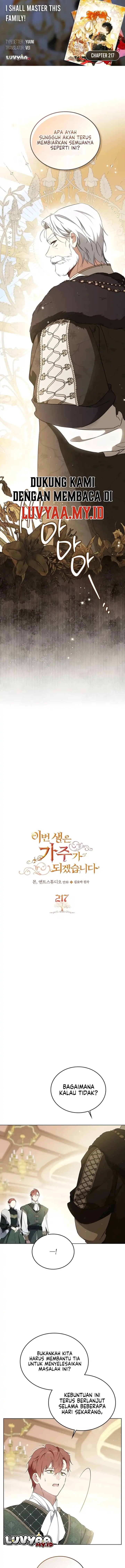 I Shall Master This Family! Chapter 217 - halaman 1