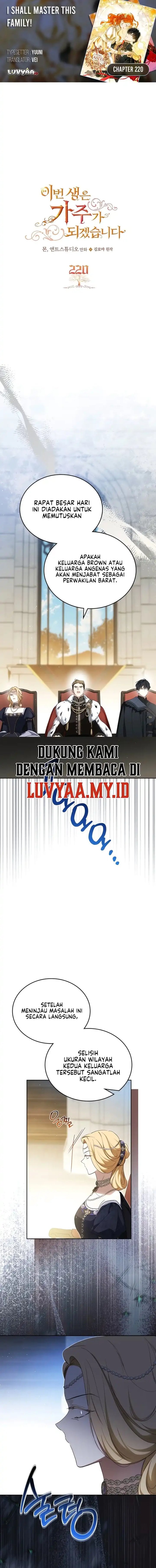 I Shall Master This Family! Chapter 220 - halaman 1