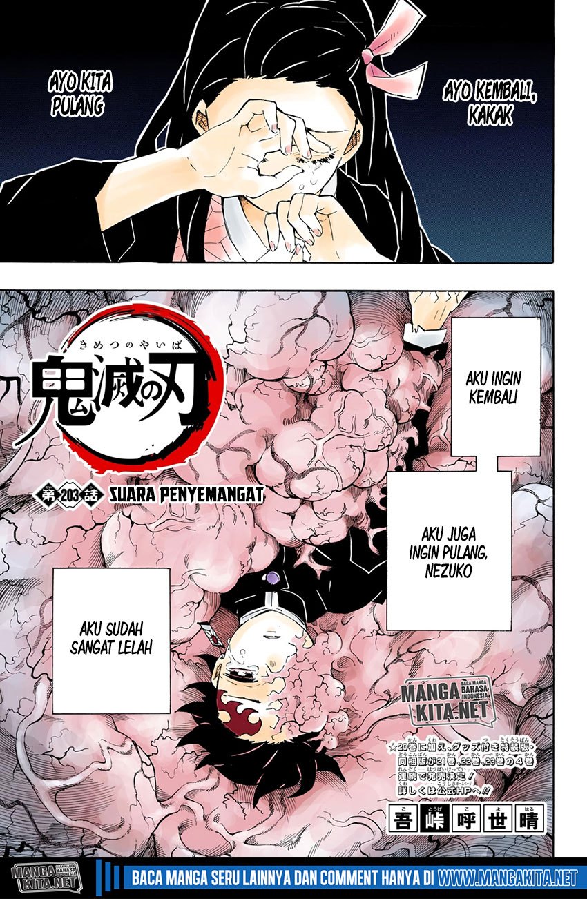 Kimetsu no Yaiba Chapter 203.5 - halaman 2