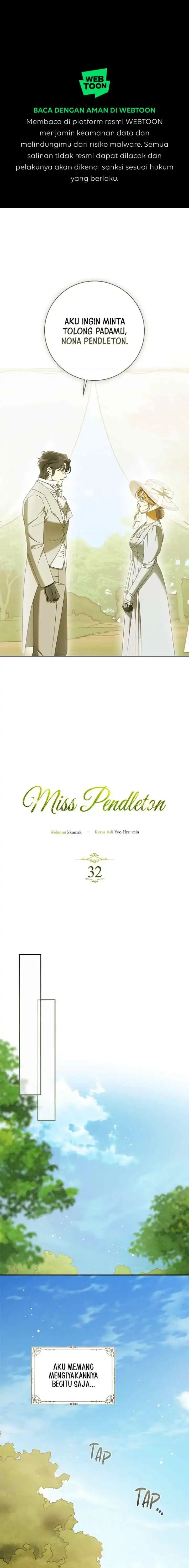Miss Pendleton Chapter 32 - halaman 1