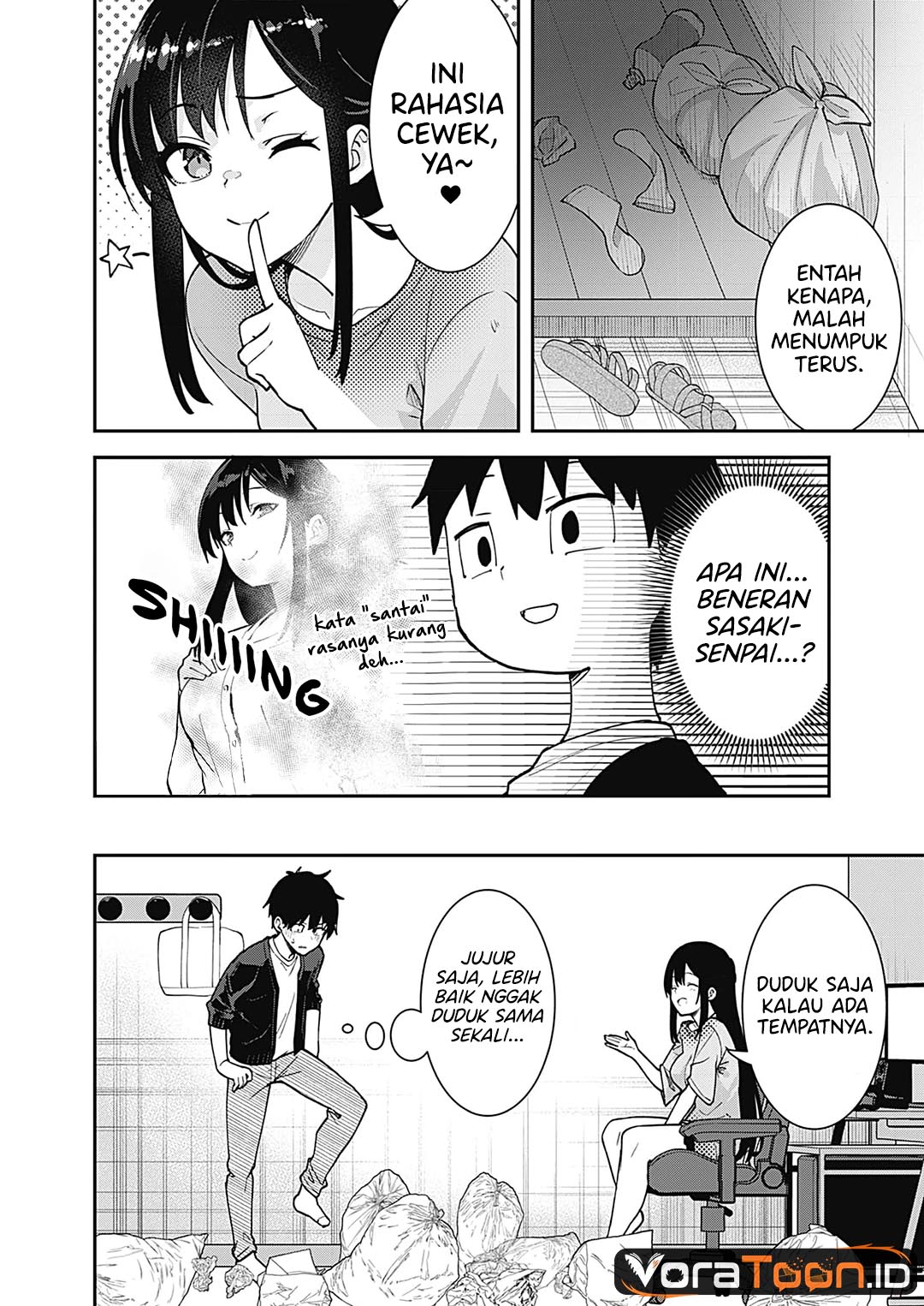 Sasayaki Sasaru Sasaki-san Chapter 2 - halaman 7