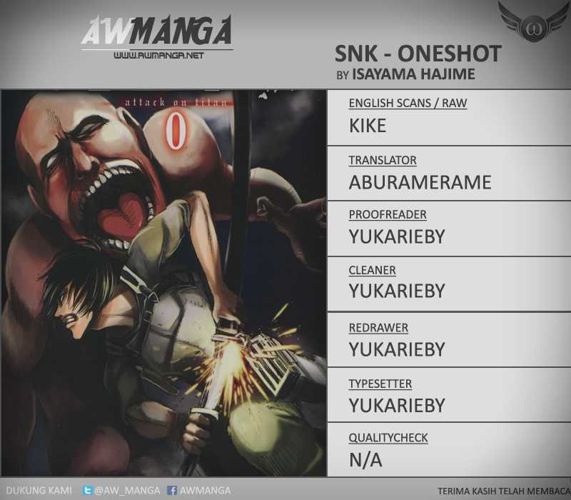 Shingeki no Kyojin Chapter 0 - halaman 1