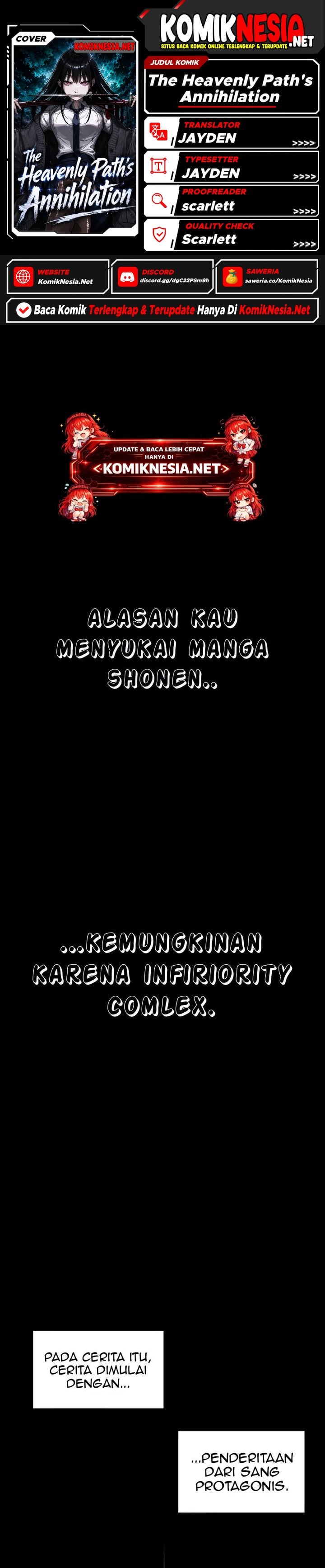 The Heavenly Path’s Annihilation Chapter 1 - halaman 1