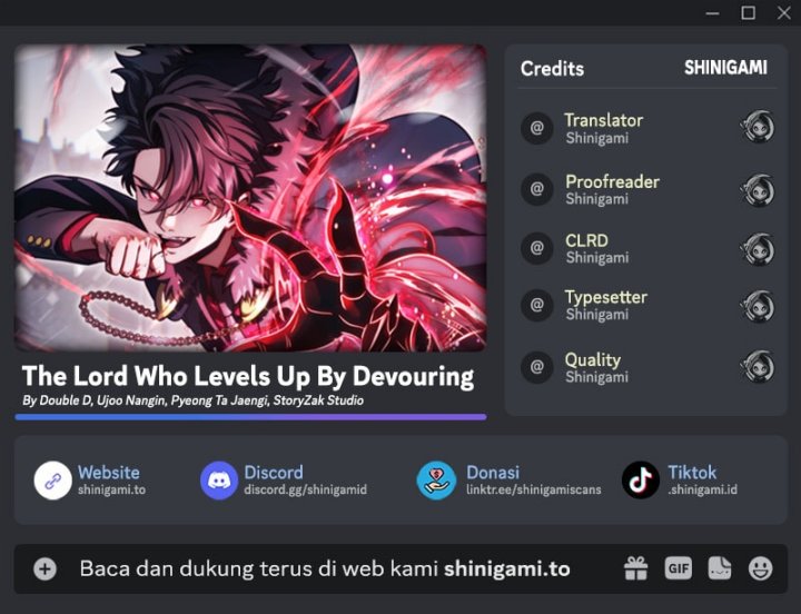The Lord Who Levels Up By Devouring Chapter 13 - halaman 1