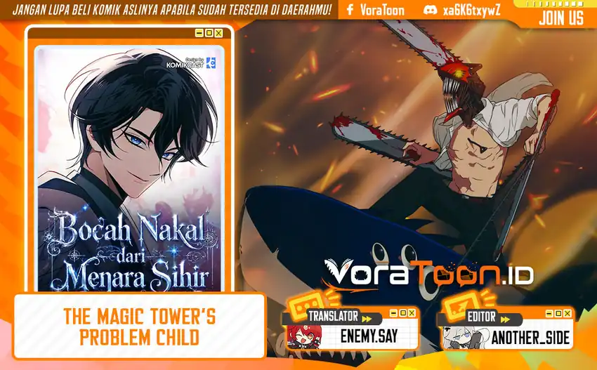 The Magic Tower’s Problem Child Chapter 58 - halaman 1