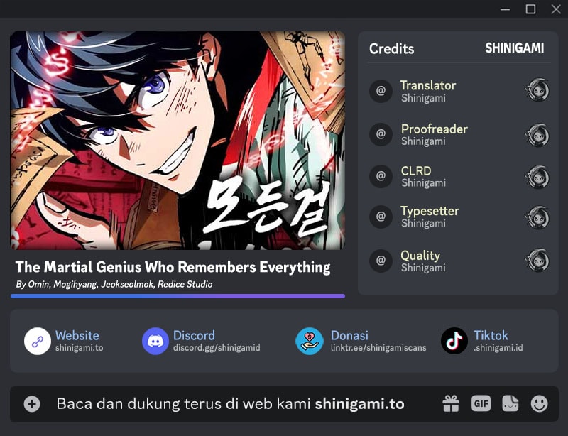 The Martial Genius Who Remembers Everything Chapter 25 - halaman 1