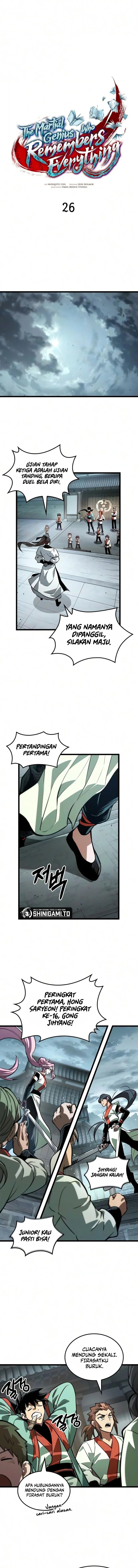 The Martial Genius Who Remembers Everything Chapter 26 - halaman 6
